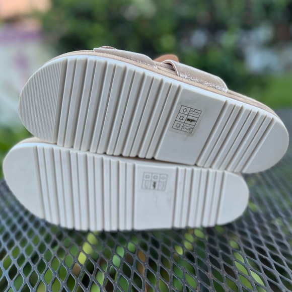 Jack Rogers Monica Double Knot Bows Platinum Womens Slide Sandals Size 7 New - Picture 7 of 7